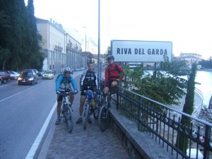 Wir hams geschafft: Zielfoto in Riva