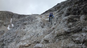 Der alpine Trail fordert FloFx einiges ab